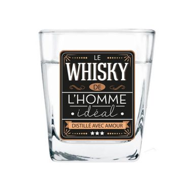 verre à whisky l'homme idéal | jourdefete.com