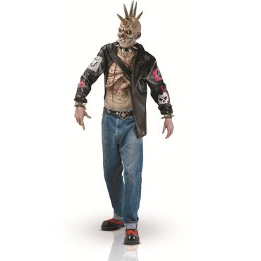 Déguisement de Zombie Punk - Taille Unique