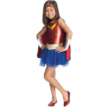 Déguisement Wonder Woman "Comic Book" Fille - Taille au Choix