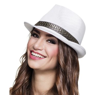 Chapeau Borsalino Funky - Blanc