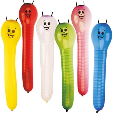 12 Ballons Chenilles Géantes