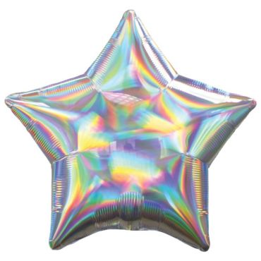 ballon-holographique-iridescent-etoile | jourdefete.com