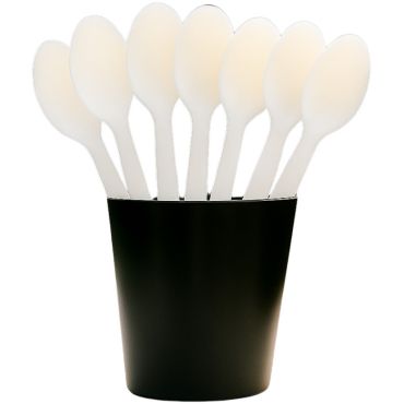 Grandes cuillères blanches jetables 17 cm | jourdefete.com