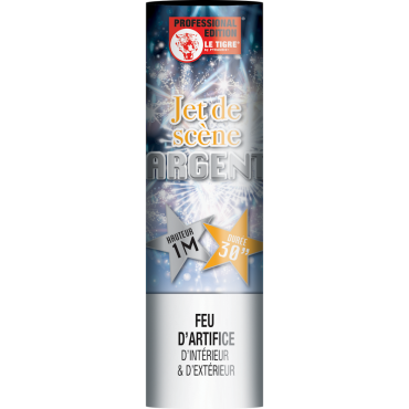 Jet de scène argenté pour feu d’artifice intérieur et extérieur | jourdefete.com