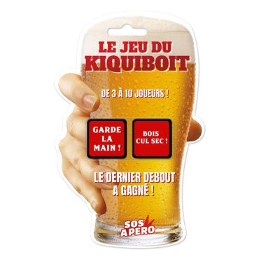 Jeu d'alcool Kiquiboit pour soirées entre amis | jourdefete.com