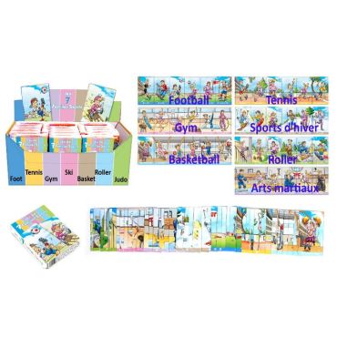 jeu de cartes 7 familles sur le sport | jourdefete.com