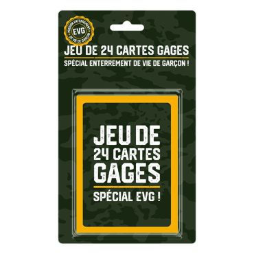 Jeu de 24 cartes à gages pour EVG | jourdefete.com