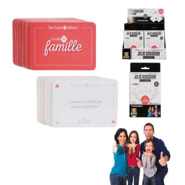 Jeu de cartes de discussion pour toute la famille
