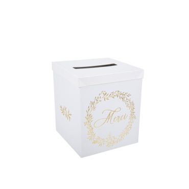 Urne en carton Merci Collection Jolis Brins | jourdefete.com