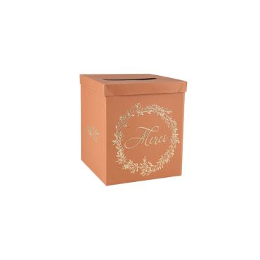 urne Merci collection jolis brins terracotta