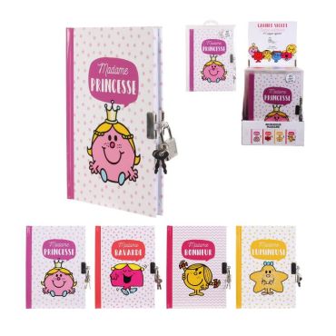 journal intime avec cadenas Monsieur Madame™ madame au choix | jourdefete.com