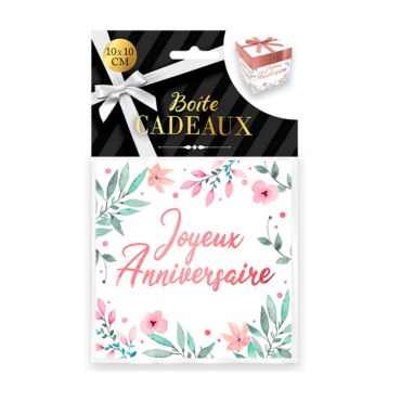 boite cadeau joyeux anniversaire petit modele | jourdefete.com