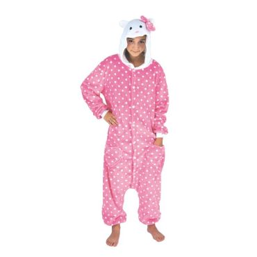 Kigurumi Chat Rose - Enfant - Taille au choix |JOURDEFETE.COM