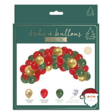 Une arche à ballons parfaite pour votre déco de Noël | jourdefete.com