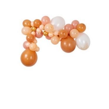 kit arche 46 ballons blush camel et or | jourdefete.com