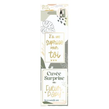 Un beau kit pour bouteille qui va annoncer à votre père qu'il va devenir papy | jourdefete.com Un beau kit pour bouteille qui va annoncer à votre père qu'il va devenir papy | jourdefete.com