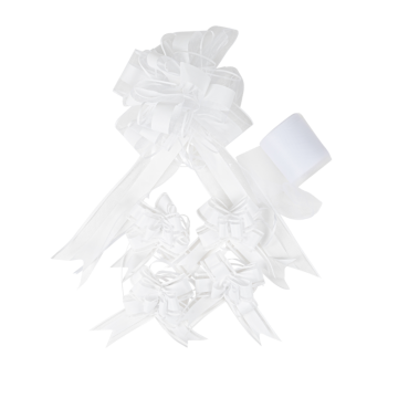 Kit de décoration de voiture blanc, 6 pièces | jourdefete.com Kit de décoration de voiture blanc, 6 pièces | jourdefete.com