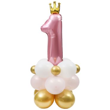 Un splendide ballon rose pour un anniversaire de petite fille | jourdefete.com