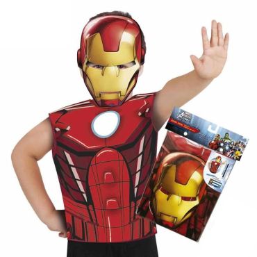 Kit déguisement Avengers - Iron man - 3-6 ans Kit déguisement Avengers - Iron man - 3-6 ans