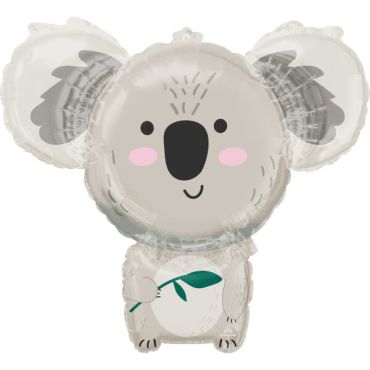 Un ballon koala tout gris et tout mignon pour un bel anniversaire | jourdefete.com