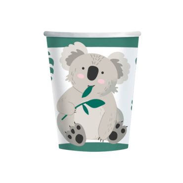 8 gobelets en carton collection koala | jourdefete.com
