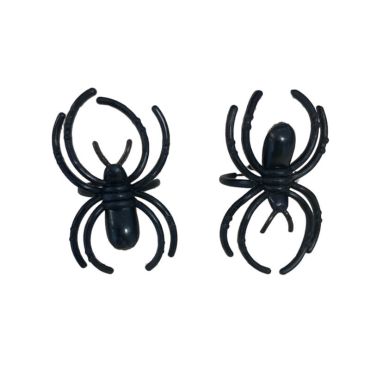 30 araignées en plastique 