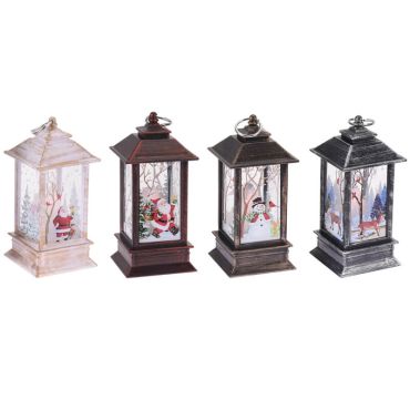 lanterne de noël bougie led modèle au choix | jourdefete.com