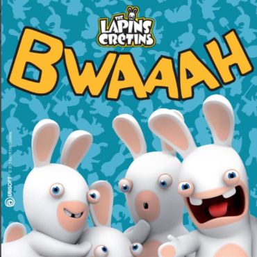 20 Serviettes en Papier - Lapins Crétins - Bwaaah | jourdefete.com