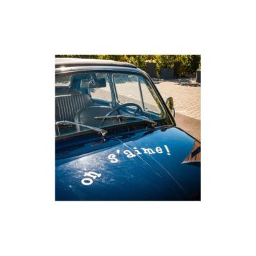 Stickers pour Voiture "On s'aime !"
