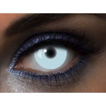 Lentilles Fantaisies - Blanc - "UV White" - 1 Jour (Sans correction)
