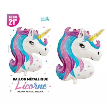 Un ballon représentant une grande licorne pour un anniversaire pour enfant | jourdefete.com
