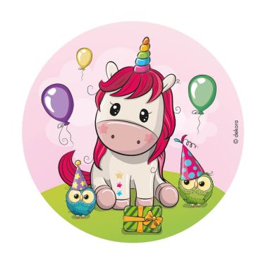 disque azyme bebe licorne | jourdefete.com