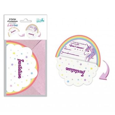Invitez les amis de votre enfant à son anniversaire sur le thème des licornes | jourdefete.com