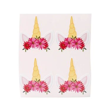 Planche de 10 stickers licorne | jourdefete.com