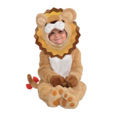 Déguisement de lionceau pour enfant avec une capuche de lion et des petites pattes | jourdefete.com
