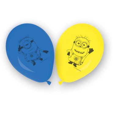 Lot de 8 ballons de baudruche Les Minions ® 
