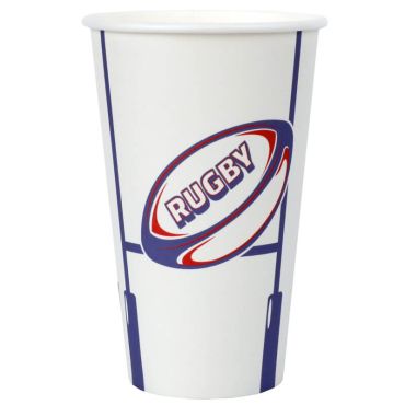 Lot de 10 gobelets - 50 cl - Rugby | jourdefete.com