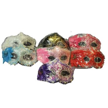 loup en dentelle avec rose couleur au choix | jourdefete.com