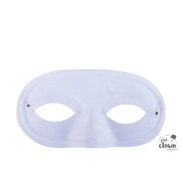 Masque blanc domino élégant pour bals et fêtes costumées | jourdefete.com