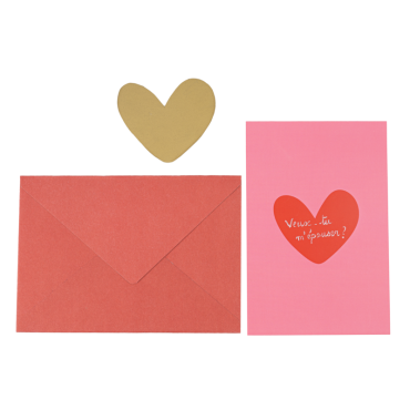 Carte à gratter "Lovely Time", message romantique et surprise unique | jourdefete.com
