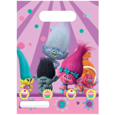 6 Sacs Cadeaux Trolls