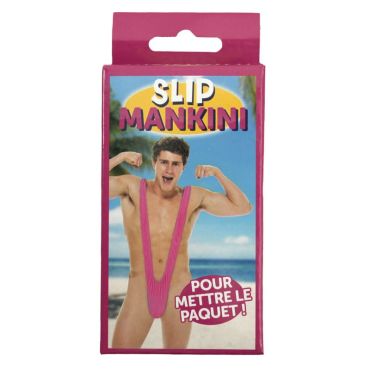 Slip Mankini Rose | jourdefete.com