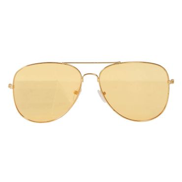 Une superbe paire de lunettes de couleur jaune | jourdefete.com