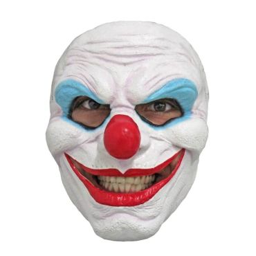 Demi Masque Latex Clown Sourire Démoniaque