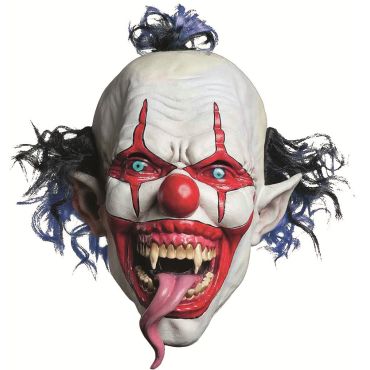 Masque Intégral en Latex de Clown Maléfique Masque Intégral en Latex de Clown Maléfique