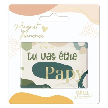 Un beau magnet qui va annoncer à votre père qu'il va devenir papy | jourdefete.com