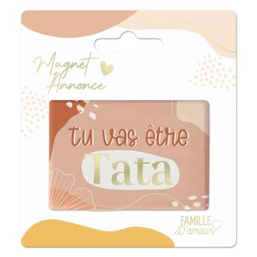 Un beau magnet qui va annoncer à votre sœur qu'elle va devenir tata | jourdefete.com