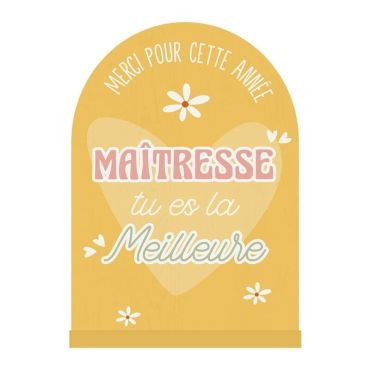 Une plaque pour le bureau de la meilleure maîtresse | jourdefete.com