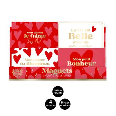 Un magnet romantique à offrir pour la Saint-Valentin | jourdefete.com