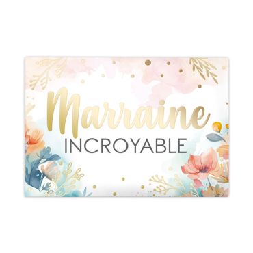 Magnet "Marraine incroyable"